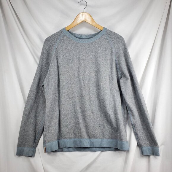 Ted Baker Men's Gray Pullover Sweater Long Sleeve Round Neck Size Medium (C-5) - Picture 1 of 10